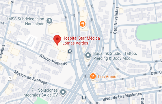 Ubicación de Phisiorth Coworking Médico